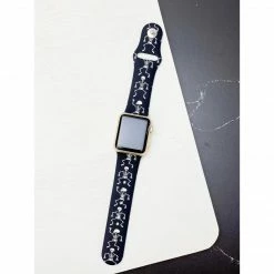 Faire Skeleton Printed Silicone Watch Band - M/L