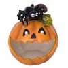 Faire Blue Sky Pumpkin Spider Candy Bowl Collectibles