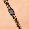 Faire Candy Corn (Black) Printed Silicone Watch Band - M/L