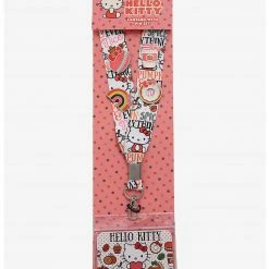 Loungefly Hello Kitty Pumpkin Spice Lanyard With Cardholder And Enamel Pins