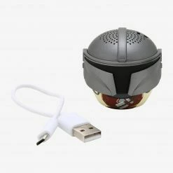 Merch Ventures Star Wars The Mandalorian Mando Bitty Boomers Bluetooth Speaker