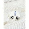 Faire Cow Print Stud Earrings Home