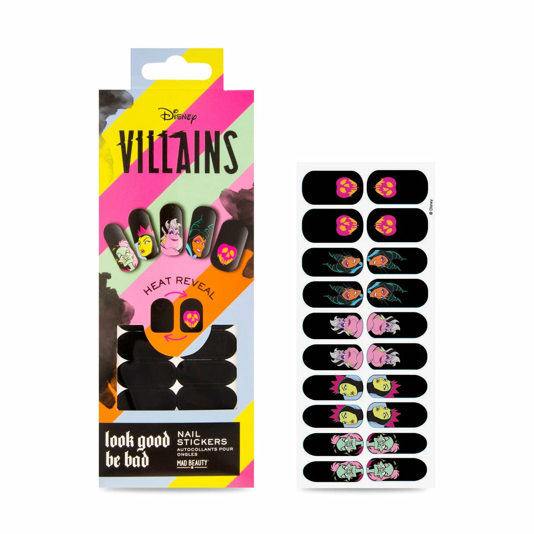 Mad Beauty USA LLC Pop Villains Heat Nail Stickers 1 Mad Beauty USA LLC Pop Villains Heat Nail Stickers