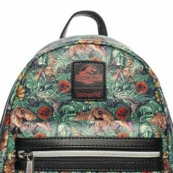 Loungefly In Stock Loungefly Universal Jurassic Park Dinosaur Jungle Mini-Backpack - Entertainment Earth Exclusive