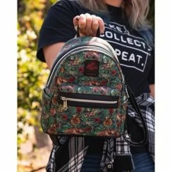 Loungefly In Stock Loungefly Universal Jurassic Park Dinosaur Jungle Mini-Backpack - Entertainment Earth Exclusive