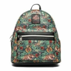 Loungefly In Stock Loungefly Universal Jurassic Park Dinosaur Jungle Mini-Backpack - Entertainment Earth Exclusive