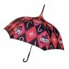 Faire Johanna Parker X Lipstick & Chrome Frosty Pink Snowman Umbrella