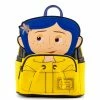 Loungefly Laika Coraline Raincoat Cosplay Mini Backpack Loungefly In Stock