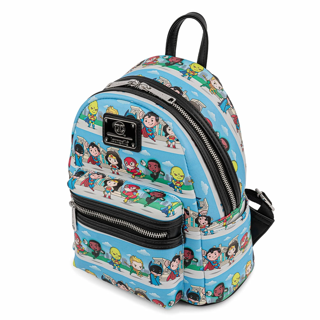 Loungefly In Stock Loungefly DC Comics Superheroes Chibi Lineup Mini Backpack 6 Loungefly In Stock Loungefly DC Comics Superheroes Chibi Lineup Mini Backpack