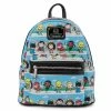 Loungefly In Stock Loungefly DC Comics Superheroes Chibi Lineup Mini Backpack
