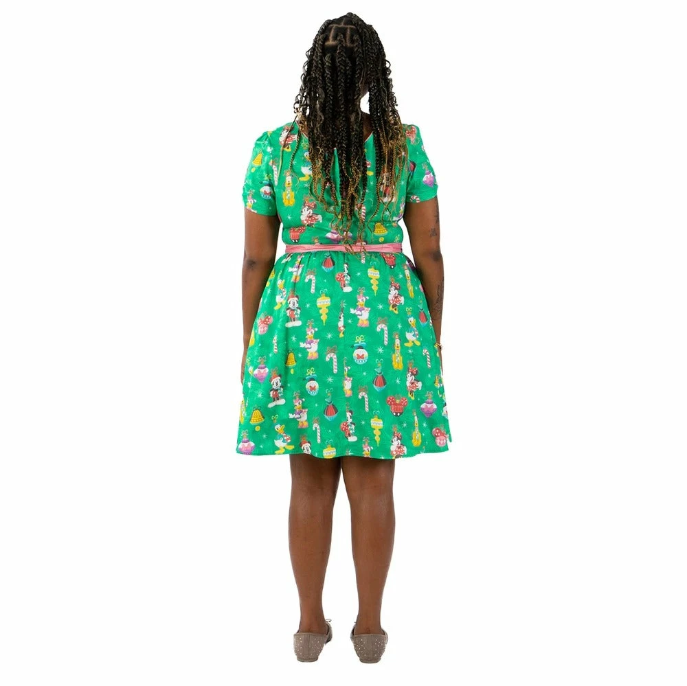 Disney Loungefly Stitch Shoppe Holiday "Laci" Dress 6 Disney Loungefly Stitch Shoppe Holiday "Laci" Dress