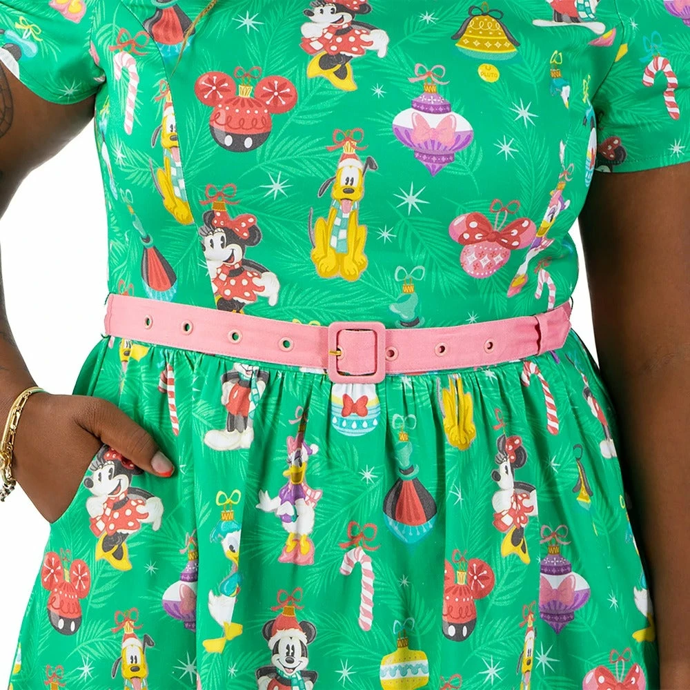 Disney Loungefly Stitch Shoppe Holiday "Laci" Dress 7 Disney Loungefly Stitch Shoppe Holiday "Laci" Dress