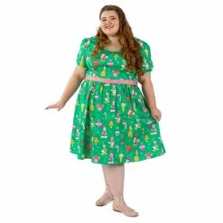 Disney Loungefly Stitch Shoppe Holiday "Laci" Dress 20 Disney Loungefly Stitch Shoppe Holiday