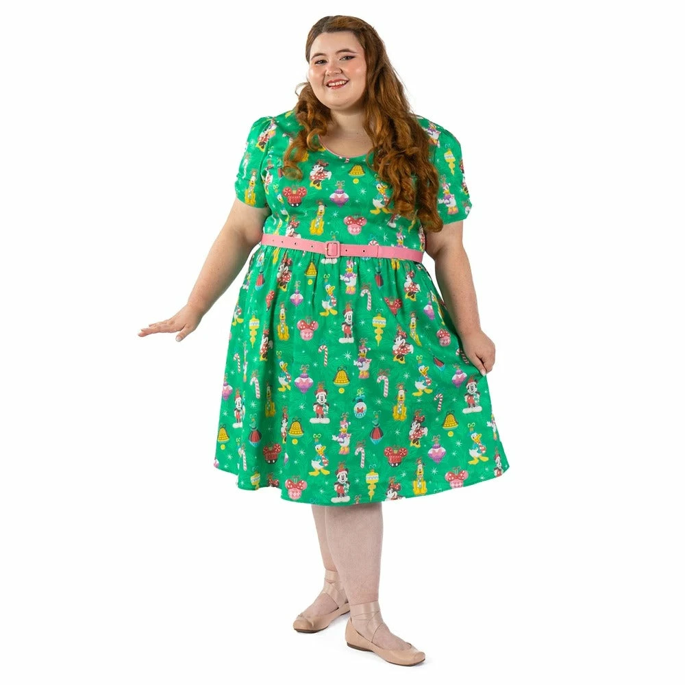 Disney Loungefly Stitch Shoppe Holiday "Laci" Dress 9 Disney Loungefly Stitch Shoppe Holiday "Laci" Dress