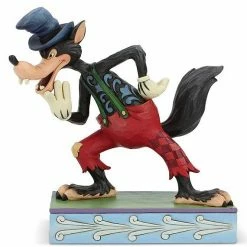 Enesco Disney Traditions Big Bad Wolf I'll Huff And I'll Puff Figurine By Jim Shore