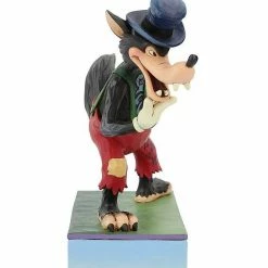 Enesco Disney Traditions Big Bad Wolf I'll Huff And I'll Puff Figurine By Jim Shore