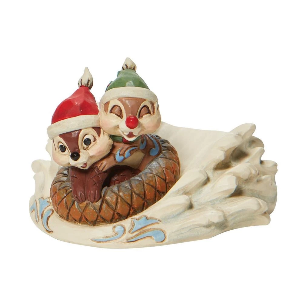 Enesco Disney Traditions Chip N' Dale Sledding Saucer Figurine By Jim Shore 3 Enesco Disney Traditions Chip N' Dale Sledding Saucer Figurine By Jim Shore