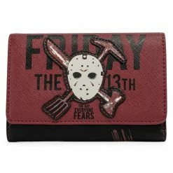 Loungefly Friday The 13th Jason Mask Trifold Wallet Loungefly In Stock