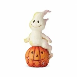 Merch Ventures Ghost And Pumpkin Mini By Jim Shore