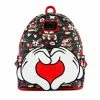 Loungefly In Stock Loungefly Disney Mickey And Minnie Heart Hands Mini Backpack