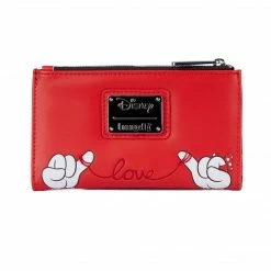 Loungefly Disney Mickey And Minnie Valentines Flap Wallet Loungefly In Stock