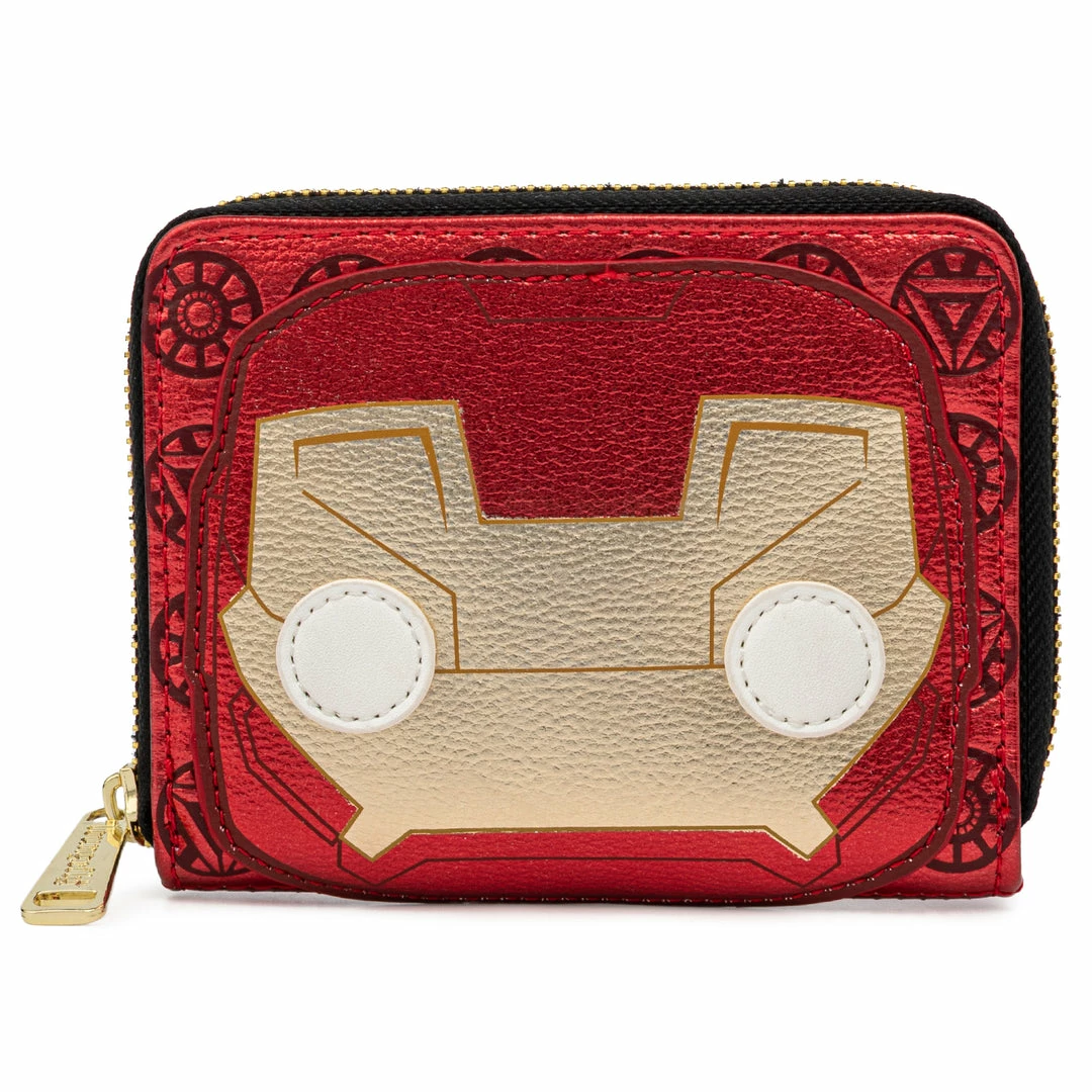 Loungefly In Stock Pop By Loungefly Marvel Iron Man Head Ziparound Wallet 1 Loungefly In Stock Pop By Loungefly Marvel Iron Man Head Ziparound Wallet