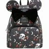 Loungefly Disney Mickey Minnie Halloween Vamp Witch AOP Mini Backpack