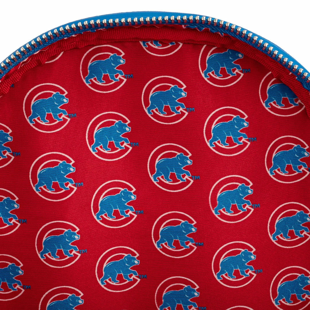 Loungefly MLB Chicago Cubs Logo Mini Backpack 4 Loungefly MLB Chicago Cubs Logo Mini Backpack