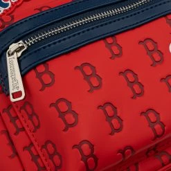 Loungefly MLB Boston Red Sox Logo Mini Backpack