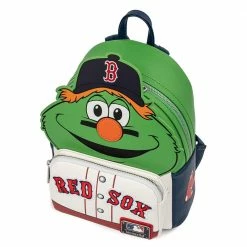 Loungefly In Stock Loungefly MLB Boston Red Sox Wally The Green Monster Cosplay Mini Backpack