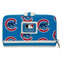 Loungefly MLB Chicago Cubs Logo Wallet Loungefly In Stock
