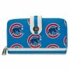 Loungefly MLB Chicago Cubs Logo Wallet Loungefly In Stock
