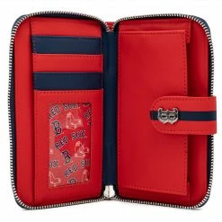 Loungefly MLB Boston Red Sox Logo Wallet Loungefly In Stock
