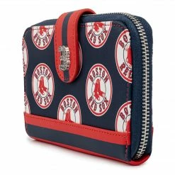 Loungefly MLB Boston Red Sox Logo Wallet Loungefly In Stock