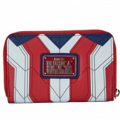 Loungefly Marvel Falcon Captain America Cosplay Ziparound Wallet Loungefly In Stock