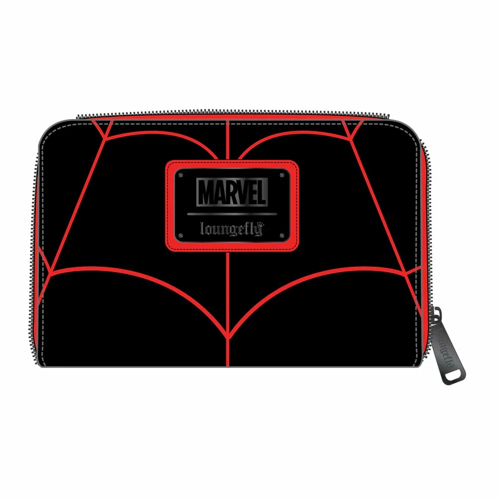 Loungefly Marvel Spiderman Miles Morales Cosplay Ziparound Wallet Collectibles 2 Loungefly Marvel Spiderman Miles Morales Cosplay Ziparound Wallet Collectibles