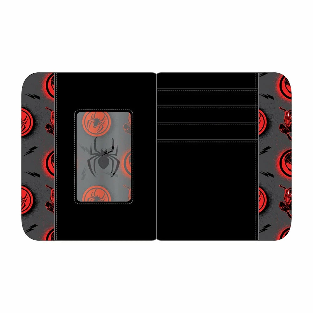 Loungefly Marvel Spiderman Miles Morales Cosplay Ziparound Wallet Collectibles 3 Loungefly Marvel Spiderman Miles Morales Cosplay Ziparound Wallet Collectibles