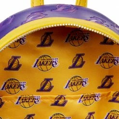 Loungefly NBA LA Lakers Debossed Logo Mini Backpack ***PRE-ORDER*** 10 Loungefly NBA LA Lakers Debossed Logo Mini Backpack ***PRE-ORDER***