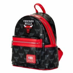 Loungefly NBA Chicago Bulls Debossed Logo Mini Backpack ***PRE-ORDER*** Loungefly Preorders