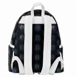 Loungefly Preorders Loungefly NBA Brooklyn Nets Debossed Logo Mini Backpack ***PRE-ORDER***