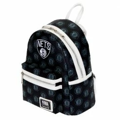 Loungefly Preorders Loungefly NBA Brooklyn Nets Debossed Logo Mini Backpack ***PRE-ORDER***