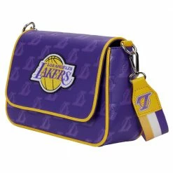 Loungefly NBA LA Lakers Debossed Logo Crossbody Bag ***PRE-ORDER*** Loungefly Preorders