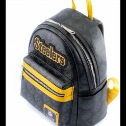 Loungefly NFL Pittsburgh Steelers Logo AOP Mini Backpack