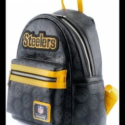 Loungefly NFL Pittsburgh Steelers Logo AOP Mini Backpack
