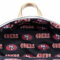 Loungefly In Stock Loungefly NFL San Francisco 49ers Logo AOP Mini Backpack