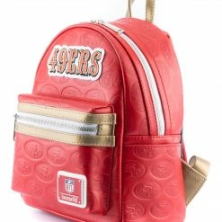 Loungefly In Stock Loungefly NFL San Francisco 49ers Logo AOP Mini Backpack