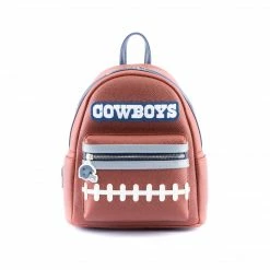 Loungefly NFL Dallas Cowboys Pigskin Logo Mini Backpack Loungefly In Stock