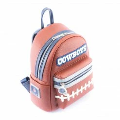 Loungefly NFL Dallas Cowboys Pigskin Logo Mini Backpack Loungefly In Stock