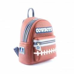 Loungefly NFL Dallas Cowboys Pigskin Logo Mini Backpack Loungefly In Stock