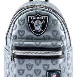 Loungefly In Stock Loungefly NFL Las Vegas Raiders Logo AOP Mini Backpack